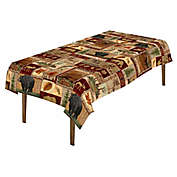 Laural Home&reg; Lodge Collage Tablecloth in Brown