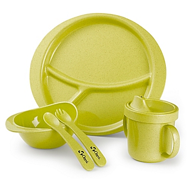 Ozeri Earth 5-Piece Kids&#39; Dish Set in Green. View a larger version of this product image.