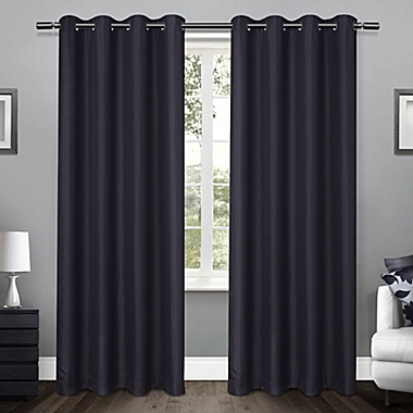 Loha 96-Inch Grommet Window Curtain Panels in Peacoat (Set of 2). View a larger version of this product image.