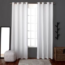 Loha 63-Inch Grommet Window Curtain Panels in Winter White (Set of 2)