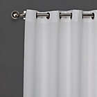 Alternate image 2 for Loha 63-Inch Grommet Window Curtain Panels in Winter White (Set of 2)