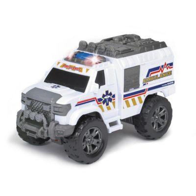 white ambulance toy