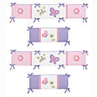 Alternate image 5 for Sweet Jojo Designs Butterfly Crib Bedding Collection in Pink/Purple