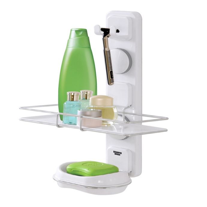 Sharper Image® Modular Shower Caddy in White Bed Bath and Beyond Canada
