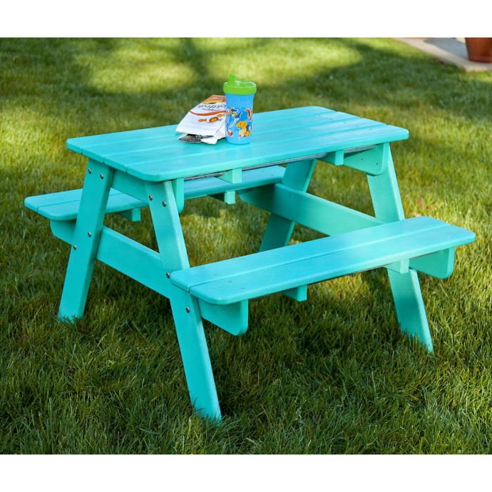 Polywood Kid S Casual Chair And Picnic Table Collection