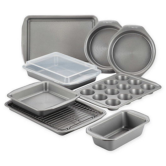 Alternate image 1 for Circulon® Non-Stick 10-Piece Bakeware Set in Grey