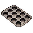 Alternate image 1 for Circulon&reg; Nonstick 12-Cup Muffin Pan in Chocolate