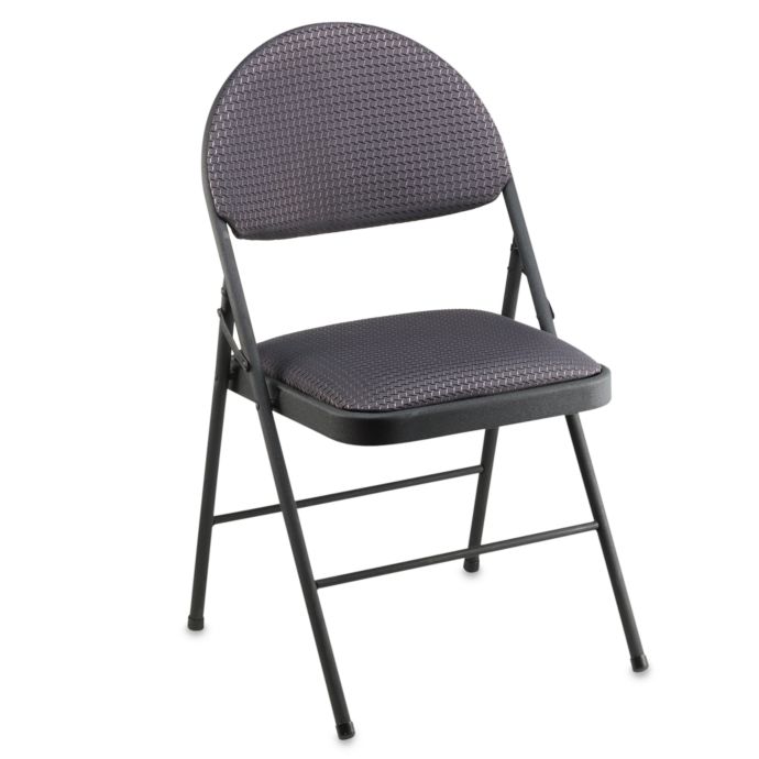 Cosco Oversized Comfort Folding Chair In Black Patterned