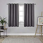 Alternate image 0 for Loha 63-Inch Grommet Window Curtain Panels in Black (Set of 2)