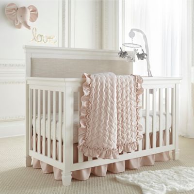 blush crib set