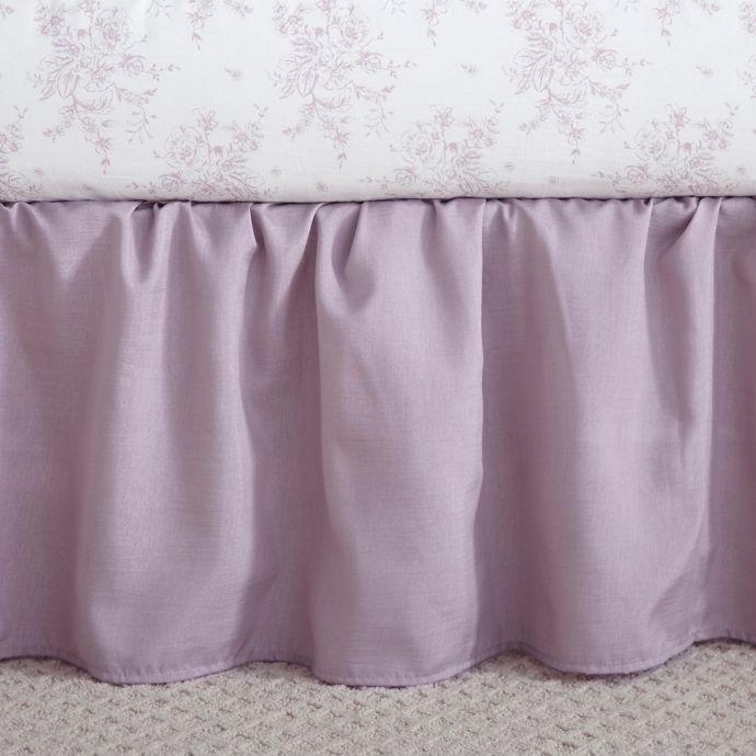 Levtex Baby Heritage Crib Skirt In Lilac Bed Bath Beyond