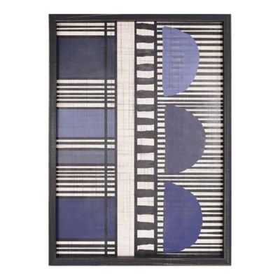 Abstract 29.13-Inch x 21.13-Inch Wood Framed Print in Purple