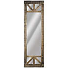 Alternate image 0 for Crystal Art Rustic Full Length Standing/Wall Mirror in Brown