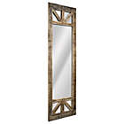 Alternate image 1 for Crystal Art Rustic Full Length Standing/Wall Mirror in Brown
