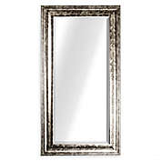 Crystal Art Lena Rectangular Wall Mirror in Silver