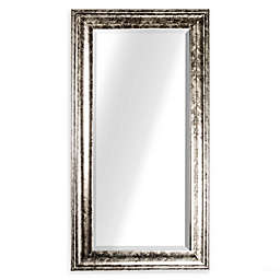 Crystal Art Lena Rectangular Wall Mirror in Silver