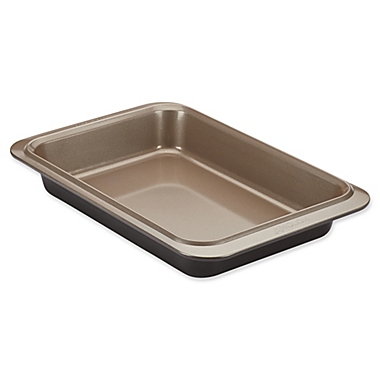 Anolon&reg; Eminence&trade; Non-Stick 9-Inch x 13-Inch Rectangular Cake Pan in Onyx. View a larger version of this product image.