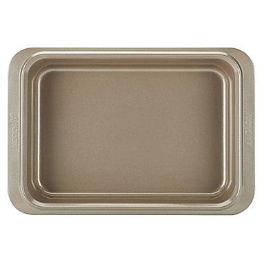 Anolon&reg; Eminence&trade; Non-Stick 9-Inch x 13-Inch Rectangular Cake Pan in Onyx. View a larger version of this product image.