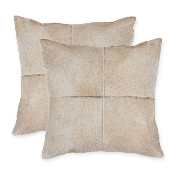 Torino Quattro Square Throw Pillows Set Of 2 Bed Bath Beyond