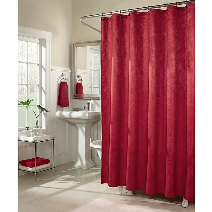 black and red shower curtain hooks