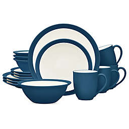 Noritake® Colorwave Curve 16-Piece Dinnerware Set in Blue