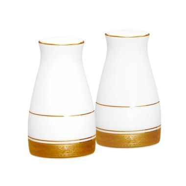 Noritake&reg; Crestwood Gold Salt and Pepper Shakers. View a larger version of this product image.
