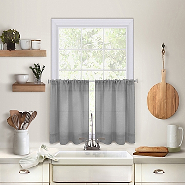 Maison Kitchen Window Curtain Tier Pair. View a larger version of this product image.