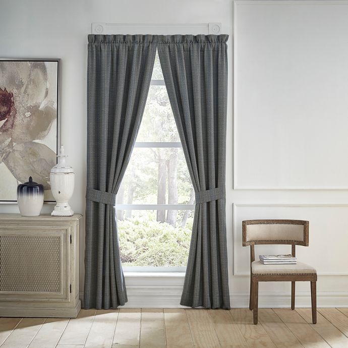 Croscill® Finnegan Rod Pocket Window Curtain Panels and Valance Bed