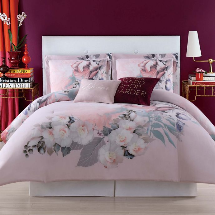 Christian Siriano Dreamy Floral Duvet Cover Set Bed Bath Beyond