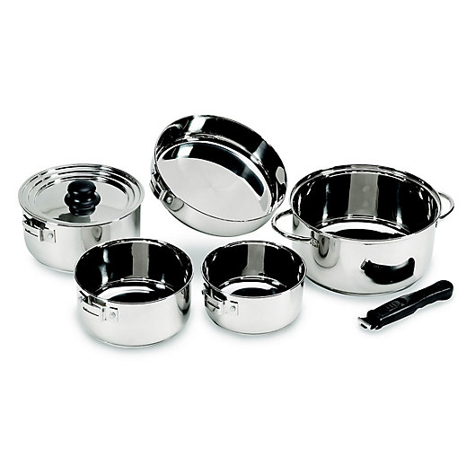 Alternate image 1 for Stansport® Stainless Steel Family Outdoor Cookware Set