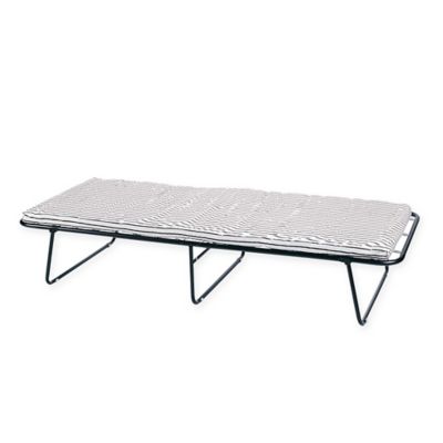 steel cot with mattress