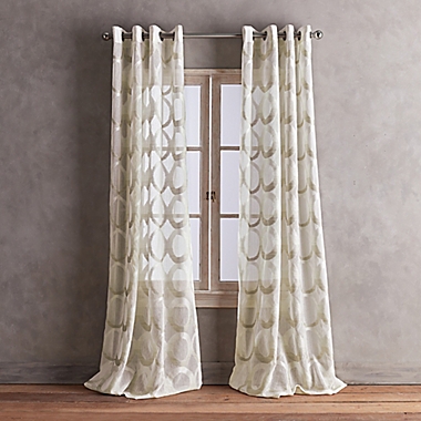 Peri Home Marni 63-Inch Grommet Sheer Window Curtain Panel in Linen (Single). View a larger version of this product image.