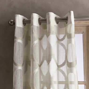 Peri Home Marni 63-Inch Grommet Sheer Window Curtain Panel in Linen (Single). View a larger version of this product image.