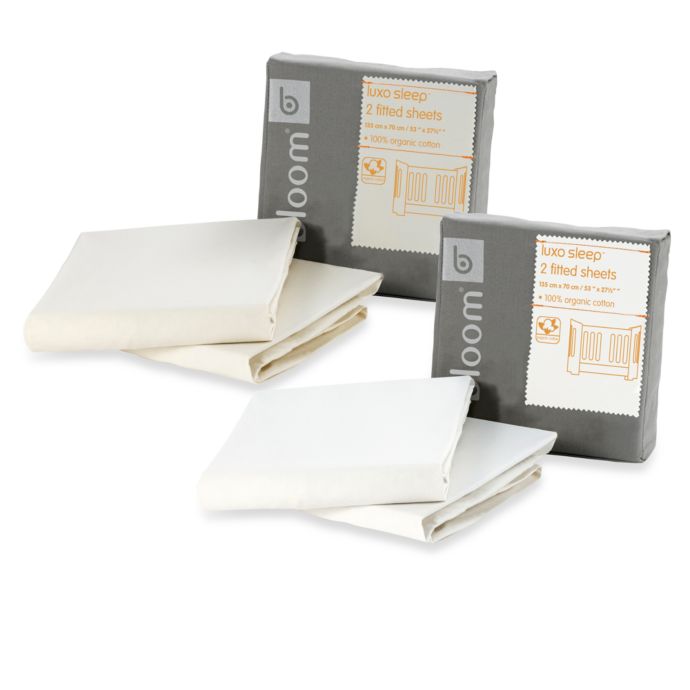 Bloom Luxo Sleep Fitted Sheets Set Of 2 Buybuy Baby