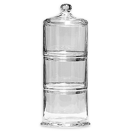 New Medium 'Vintage Inspiration' Ridged Glass Trinket Jar 