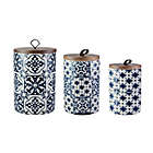 Alternate image 0 for American Atelier Medallions 3-Piece Canister Set in Blue