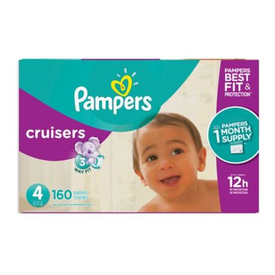 Pampers® Cruisers™ Size 4 160-Count Disposable Diapers | buybuy BABY