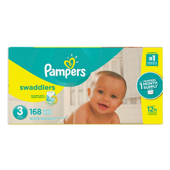 Pampers® Swaddlers™ 168-Count Size 3 Pack Diapers | buybuy BABY