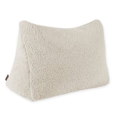Classic Sherpa Reading Wedge Pillow 