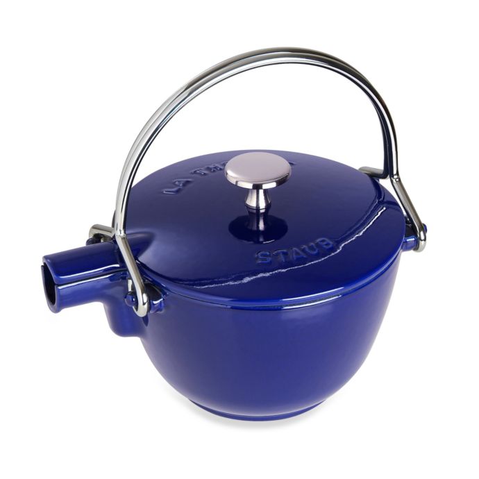 Staub Round Cast Iron 1Quart Teapots/Kettles Bed Bath & Beyond