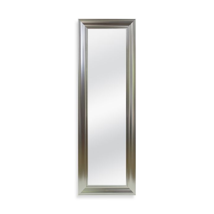 NoTools OvertheDoor Mirror in Brushed Nickel Bed Bath and Beyond