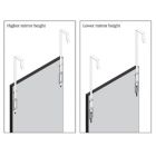 Alternate image 2 for No-Tools Over-the-Door Mirror in Brushed Nickel