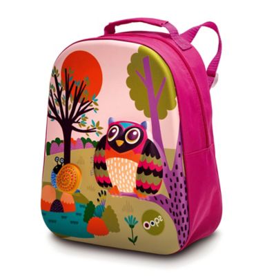 pink owl backpack