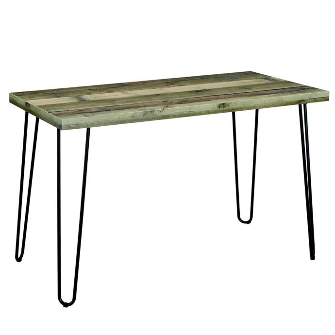 Kingston Industrial Writing Desk In Weathered Pine Bed Bath Beyond