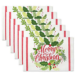 Design Imports Merry Christmas Placemat (Set of 6)