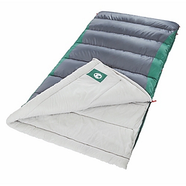 Coleman&reg; Autumn Glen&trade; Adult Sleeping Bag in Green/Grey. View a larger version of this product image.