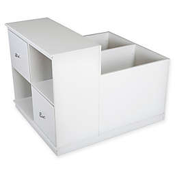 South Shore Mobby Mobile Storage Unit in White