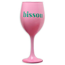Bissou Stemmed Wine Glass in Pink