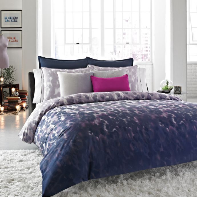 Kenneth Cole Reaction Home Rain Duvet Cover 100 Cotton Bed