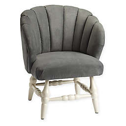 Butler Specialty Company Velvet Accent Chair in Grey